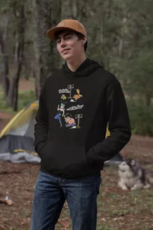 Kame Sennin Hoodie “Kame Sennin and Bulma” – Dragon Ball parody