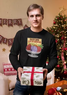 Devil Fruits Long Sleeve Top “Gum-Gum Fruit” – One Piece parody
