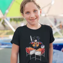 Son Goku T-shirts kinderen meisjes “Son Goku en Freezer” – Dragon Ball Z parodie