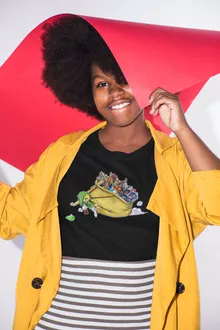 T-shirt de mulher Link – Zelda de parodia