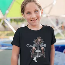 T-shirt Enfant Fille Eddard Stark « Game of Trone... » – Parodie Game of Thrones