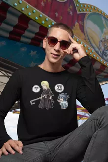 T-Shirt à manches longues Kira « Erreur sur la personne... » – Parodie Bleach
