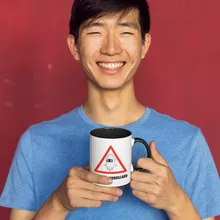 Mug Poulba « Risque de Brouillard ! » – Parodie Mario Kart