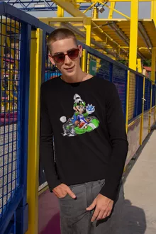 T-Shirt à manches longues Luigi « Kart Fighter - Player 2 » – Parodie Mario Kart