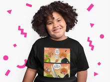 T-shirt Enfant Fille Ichigo Kurosaki « Non, ça c'est un couteau ! » – Parodie Bleach
