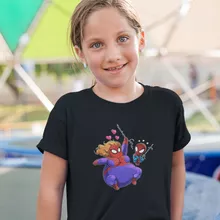 T-shirt Enfant Fille « Le destin tragique de toutes les arraîgnés mâles... » – Parodie Spider-Man