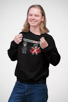 Itachi Uchiwa Pullover – Parodie auf Naruto