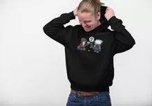 Kakashi Hatake Kapuzenpullover “Kakashi Hatake und Itachi Uchiwa” – Parodie auf Naruto