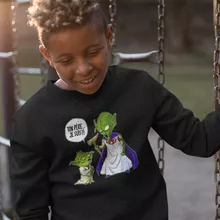 Pull Enfant Yoda « Ton père, je suis... !! » – Parodie Star Wars