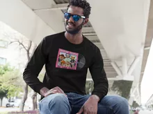 Garp Langarm T-Shirt “Garp, Akainu, Aokiji, Kizaru, Sengoku und Smoker” – Parodie auf One Piece