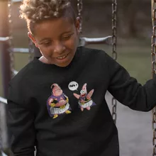 Pull Enfant Majin Bou « Papa !! (Tel père, tel fils !) » – Parodie Dragon Ball Z