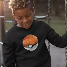 Das Pokeball Kinder Pullover “Das Pokeball auf Pikachu” – Parodie auf Pokémon
