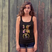 Princess Peach Women's Tank Top “Princess Peach and Bowser aka Bowsette” – Super Mario parody