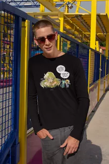 T-Shirt à manches longues Shiryu « La technique interdite: le Roupillon du Lotus !! » – Parodie Saint Seiya