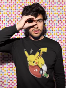 Pikachu Sweater “Pikachu and Ash Ketchum” – Pokémon parody