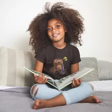 Chewbacca Mädchen Kinder T-Shirt – Parodie auf Star Wars