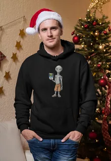 Sweat à capuche Paul « Apprendre à croire en soi... » – Parodie Paul l'Alien