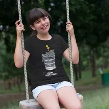 T-shirt Enfant Fille Krokmou « J'peux pas... J'ai trop la flemme ! » – Parodie Dragons