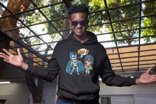 Sudadera con capucha Batman “Batman y Robin” – Parodia de One Piece