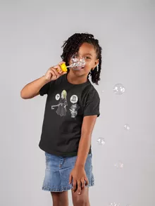 T-shirt Enfant Fille Kira « Erreur sur la personne... » – Parodie Bleach