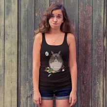 Canotta da Donna Totoro “Totoro e Link” – Parodia dei Zelda