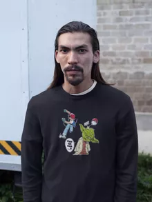 Camisola Yoda “Yoda e Ash Ketchum” – Pokémon de parodia