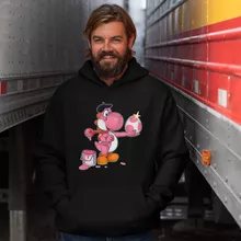 Pink Yoshi Hoodie – Yoshi parody