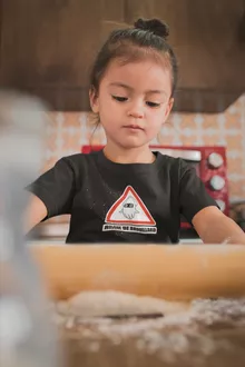 T-shirt Enfant Fille Poulba « Risque de Brouillard ! » – Parodie Mario Kart