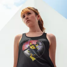 Camisola de alças Mulher Pikachu “Pikachu e Darth Sidious” – Pokémon de parodia