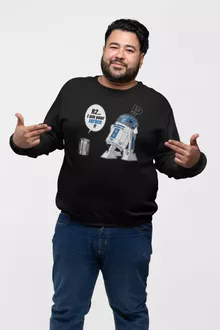 Sudadera R2-D2 “I am your father” – Parodia de Star Wars