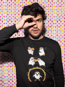 Porg Sweater “Porg from Star Wars X Hamtaro X Dragon Ball Z X Madagascar Penguins” – Star Wars parody
