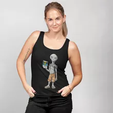 Débardeur Femme Paul « Apprendre à croire en soi... » – Parodie Paul l'Alien