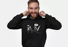 Sweat à capuche Clad « Mégalo-lame ! (Edition Limitée) » – Parodie Final Fantasy VII