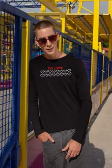 No Life Design Långärmad T-Shirts – Parodi Pixel videospel