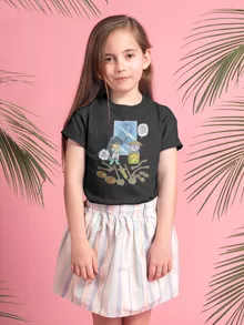 T-shirt Enfant Fille Shiryu « Un choix très difficile... » – Parodie Saint Seiya