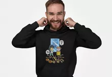 Dragon Shiryu Hoodie “Dragon Shiryu and Libra Dohko” – Knights of the Zodiac - Saint Seiya parody