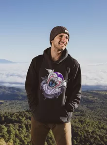 Sweat à capuche Freezer « La Naissance d'un Alien... » – Parodie Dragon Ball Z