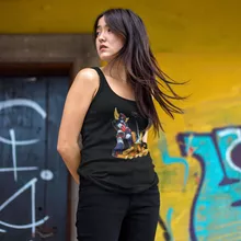 Camisola de alças Mulher – UFO Robot Grendizer de parodia