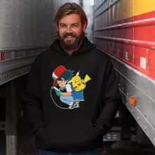 Sudadera con capucha Pikachu – Parodia de Pokémon