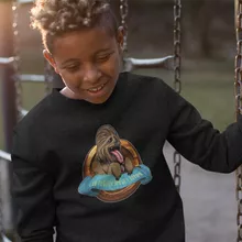 Pull Enfant Chewbacca « Le Meilleur Ami de l'Homme... » – Parodie Star Wars