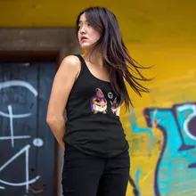 Majin Buu Women's Tank Top “Majin Buu and Patrick Star” – Dragon Ball Z parody