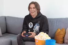R2-D2 Kapuzenpullover – Parodie auf Star Wars