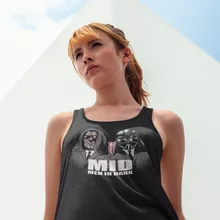 Camisola de alças Mulher Darth Vader “Darth Vader e Palpatine X MIB: Homens de Negro” – Guerra das Estrelas de parodia