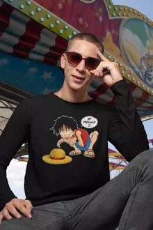 Luffy Long Sleeve Top “Luffy and Gollum - My Precious” – One Piece parody