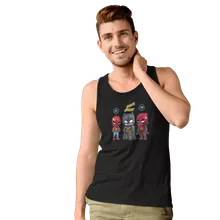 Batman Herren Tank Top “Batman, Deadpool und Die Spinne” – Parodie auf Deadpool