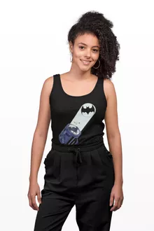 Batman Women's Tank Top “Bat-Signal” – Batman;Dark Night parody