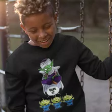 Piccolo Kinder Pullover “Piccolo und die Aliens” – Parodie auf Toy Story