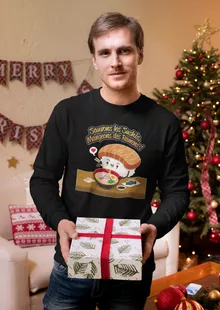 T-Shirt à manches longues Humoristique « Sauvons les Sushis !! » – Parodie Funny