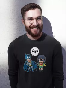 Batman Pullover “Batman und Robin” – Parodie auf One Piece