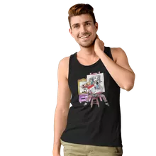 Harley Quinn Herren Tank Top – Parodie auf Batman